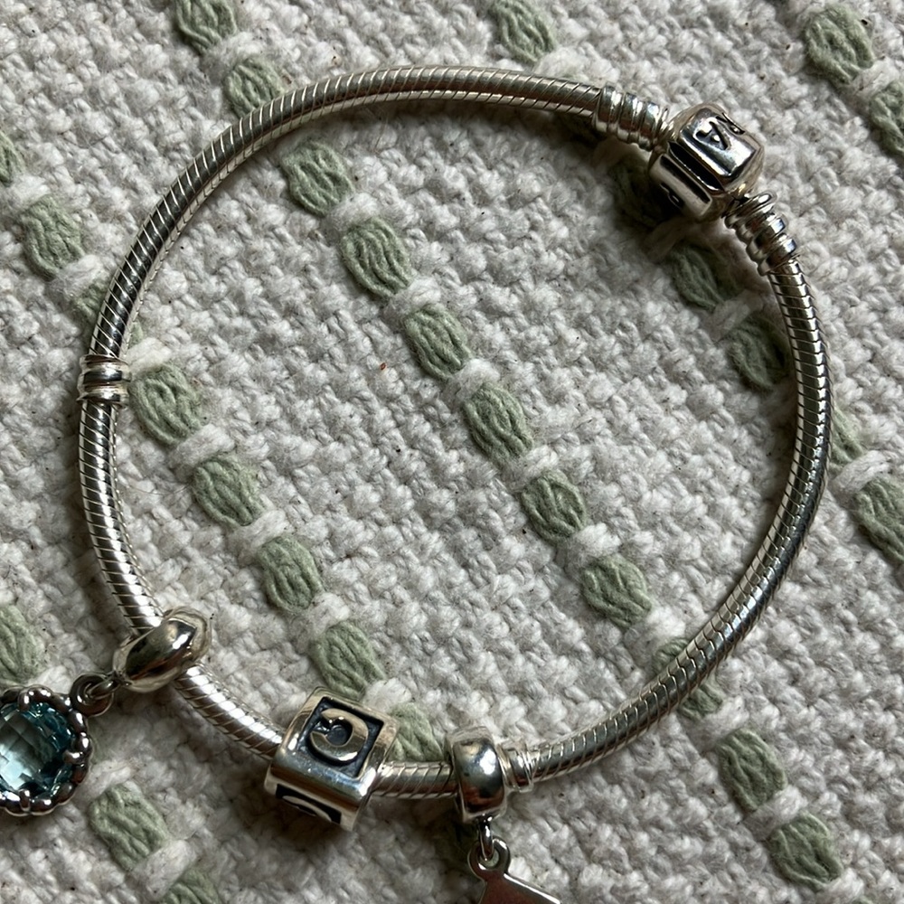 Silver Pandora Bracelet - Picture 2 of 5